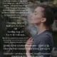 Poster promoting tobacco cessation with dates, times, and location; features a woman in profile with hands near chest against a natural background.